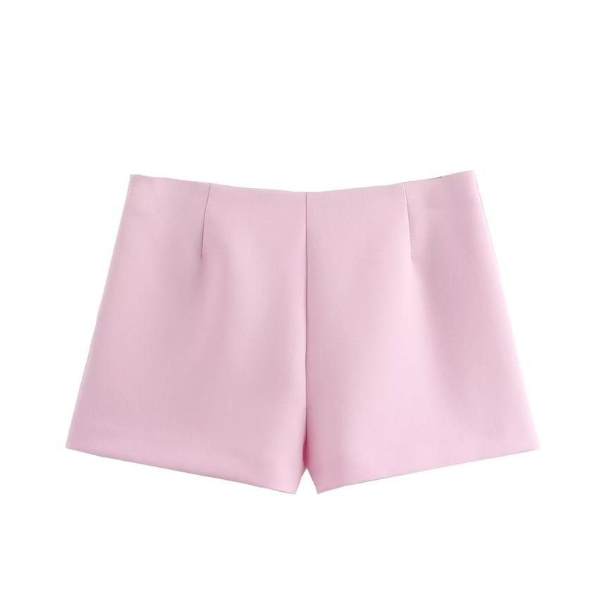 Sensarra - Mini-rok met halfhoge effen strik