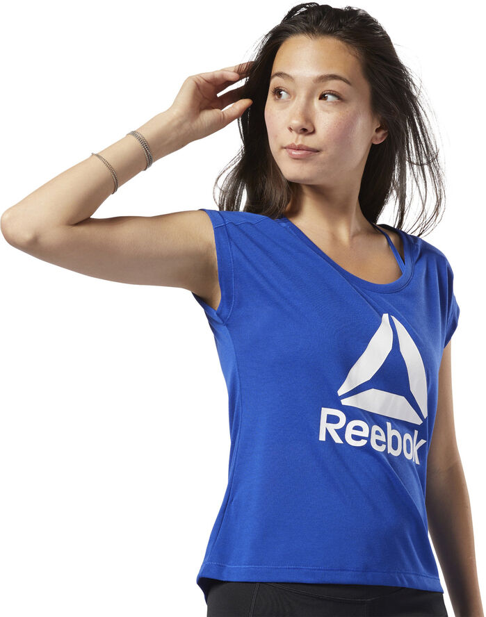 Reebok Workout Ready Supremium 2. 0 Tee Blå