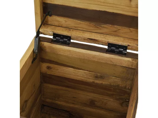 Coffre en bois massif recyclé Petit modèle