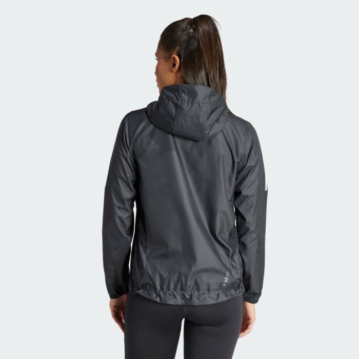 adidas Dame Jakker Own The Run Running Jacket Sort
