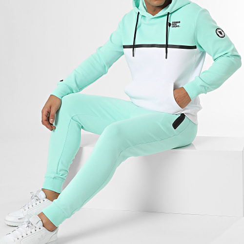 Ensemble De Survetement Candy Vert Turquoise Blanc