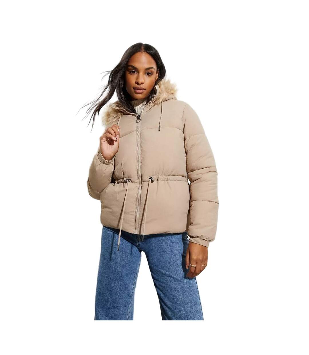 Dorothy Perkins - Doudoune matelassée - Femme (Brun-beige) - UTDP604