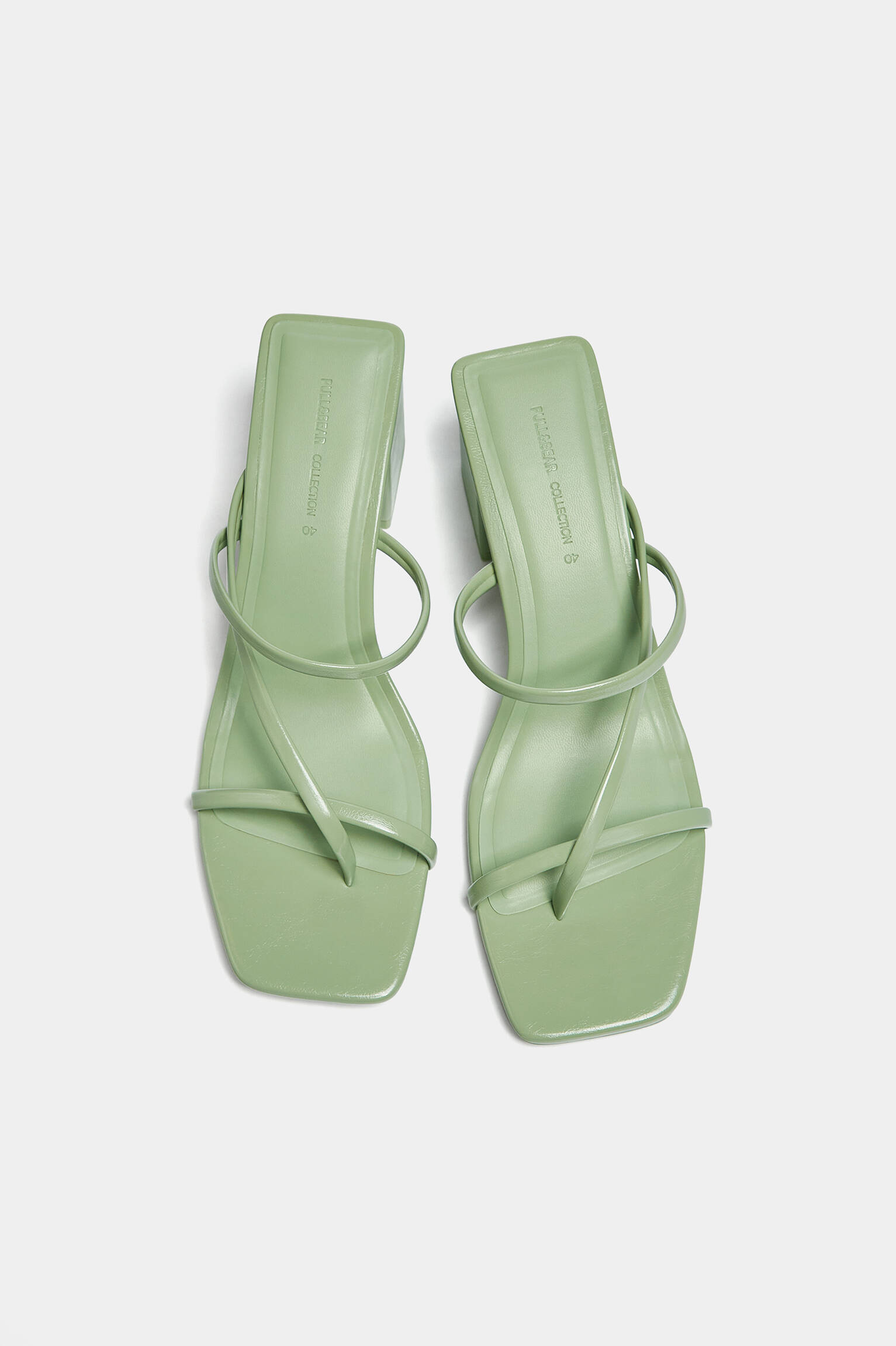 Sandália Mule Heel - Verde