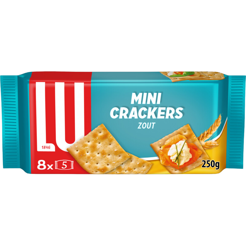 LU Mini crackers zout