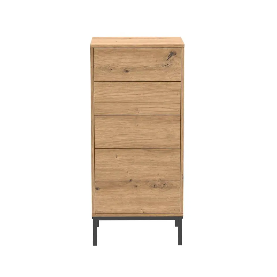 CALICOSY - Ladekast LENNY - Licht hout - 100x45x38 cm