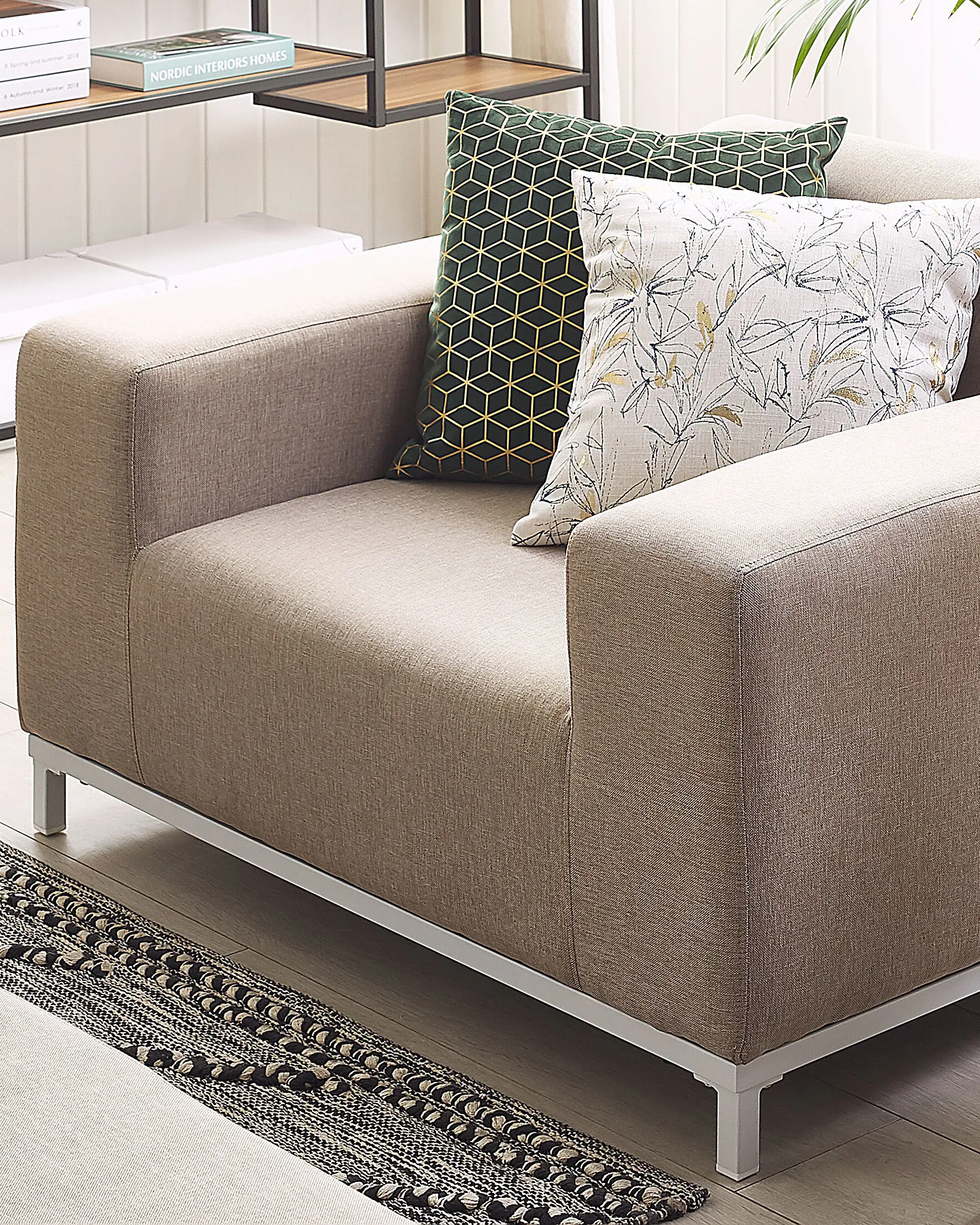 Set van 2 tuinfauteuils ROVIGO Stof Beige