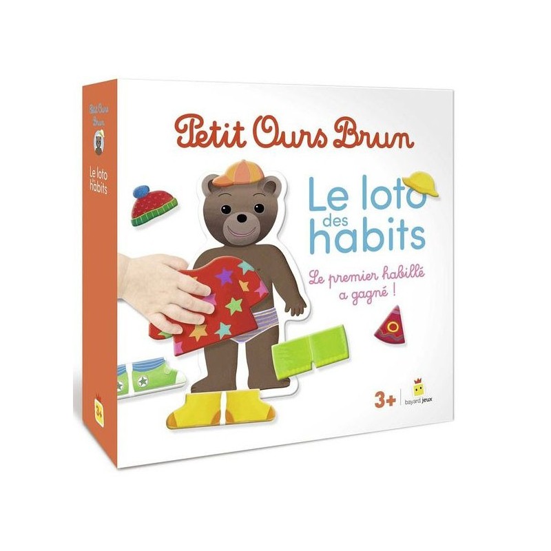 Petit ours brun - Loto des habits