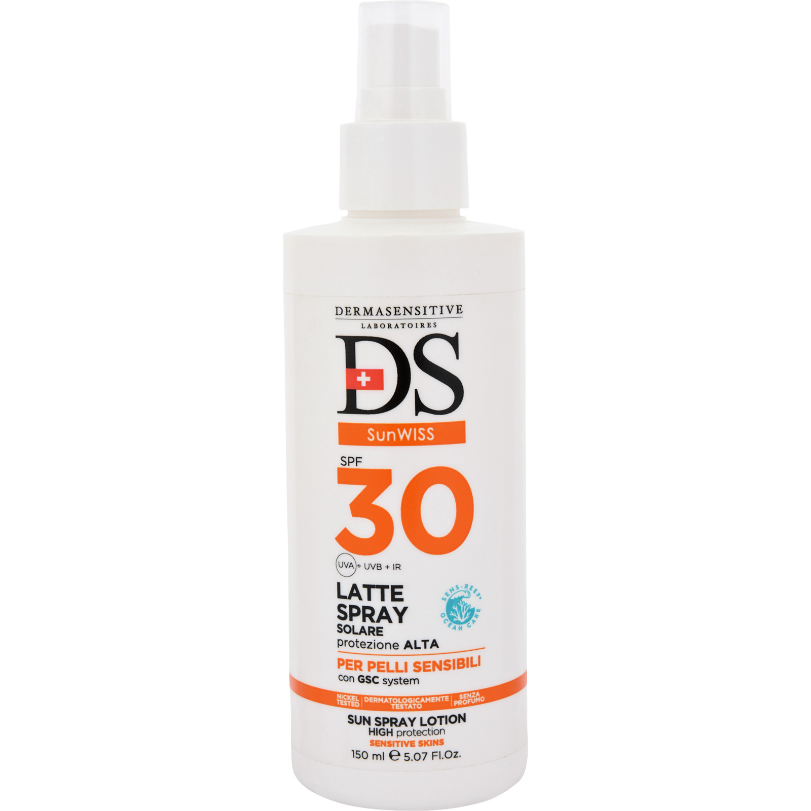 Dermasensitive DS+ SunWISS Sonnenspray SPF 30 200 ml
