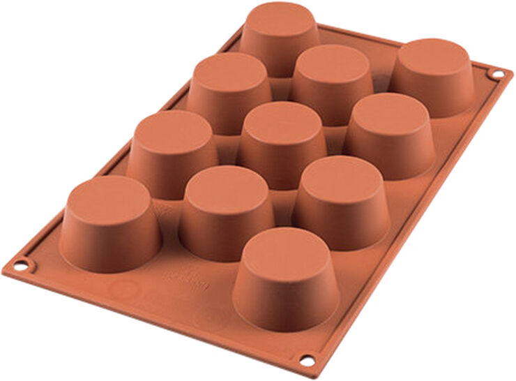 Silikomart MINIMUFFIN. SILIC.ø51. H28 Terracotta