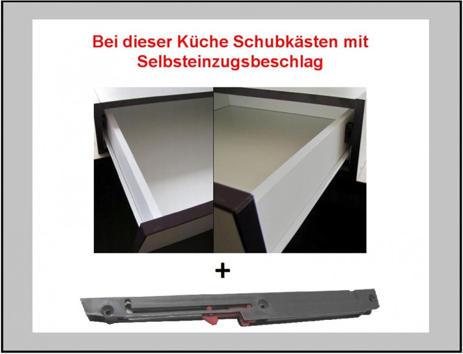 Küche Bianca Basic I 240 cm Küchenzeile Hochglanz weiß Küchenblock Einbauküche