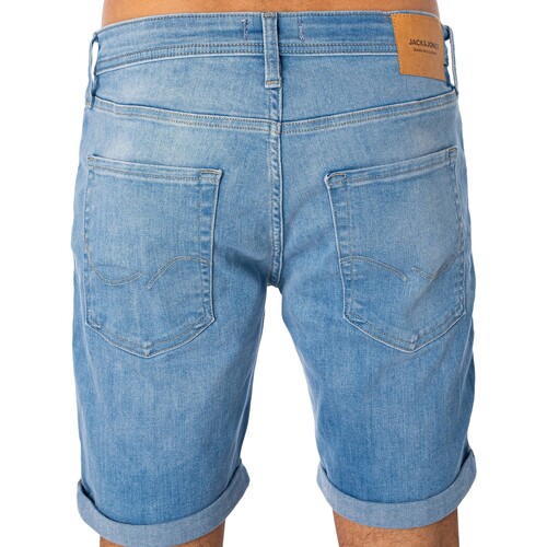 Jack & Jones - Shorts De Mezclilla Estándar Rick Original 624 Azul