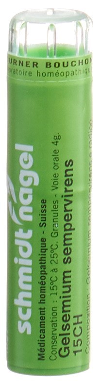 SCHMIDT-NAGEL Gelsemium sempervirens Gran 15 CH 4 g