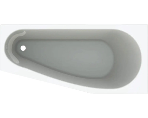 Ruimtebesparend bad GEBERIT Renova 75 x 160 cm wit glad 657261000