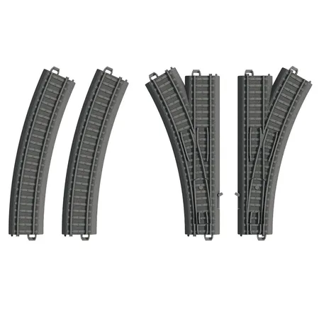 Märklin my world 23401 - Kunststoffgleis Weichen-Set