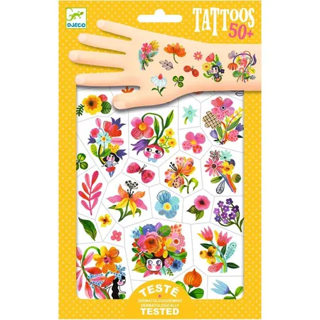Djeco Tattoos: Blumepracht