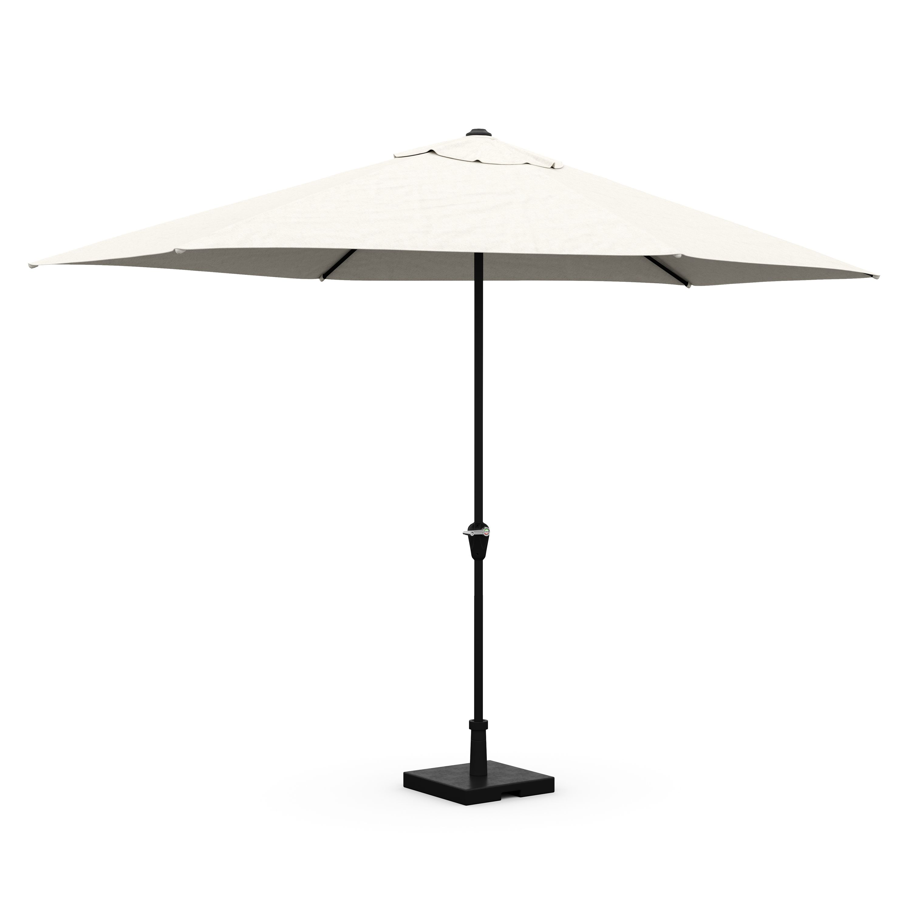 Sonnenschirm NOYA 300 x 200 cm weiss
