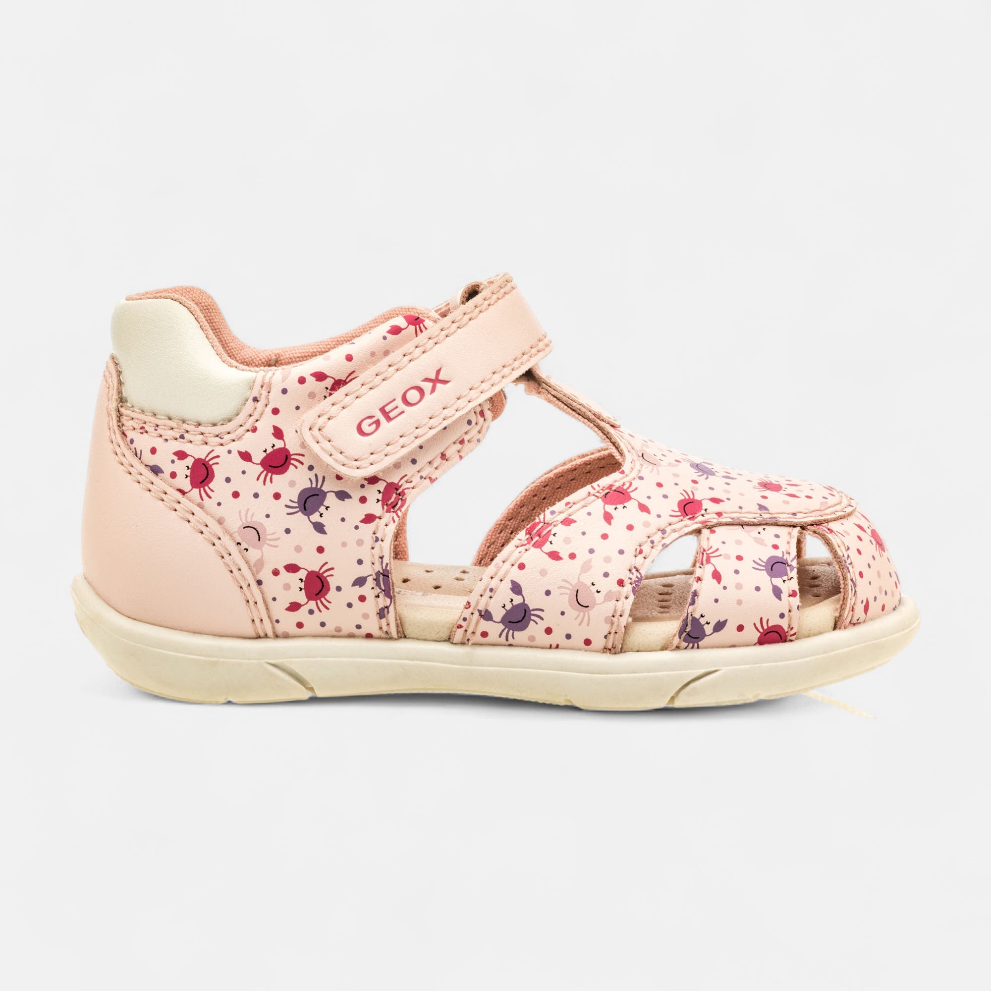 Nu-pieds Bébé fille rose