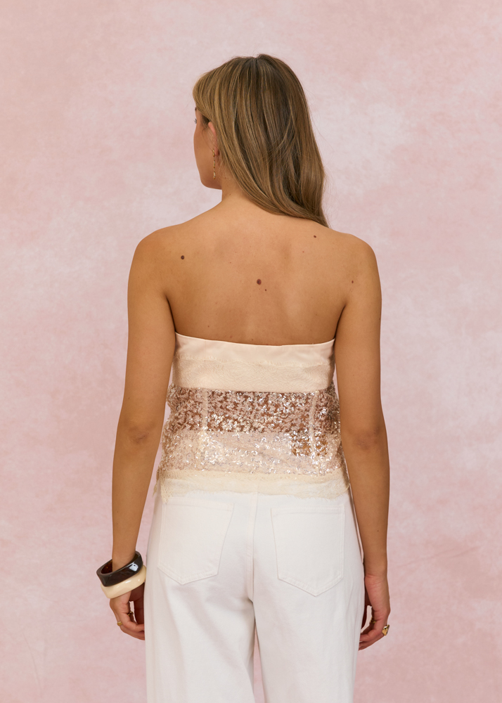 Nina top creme