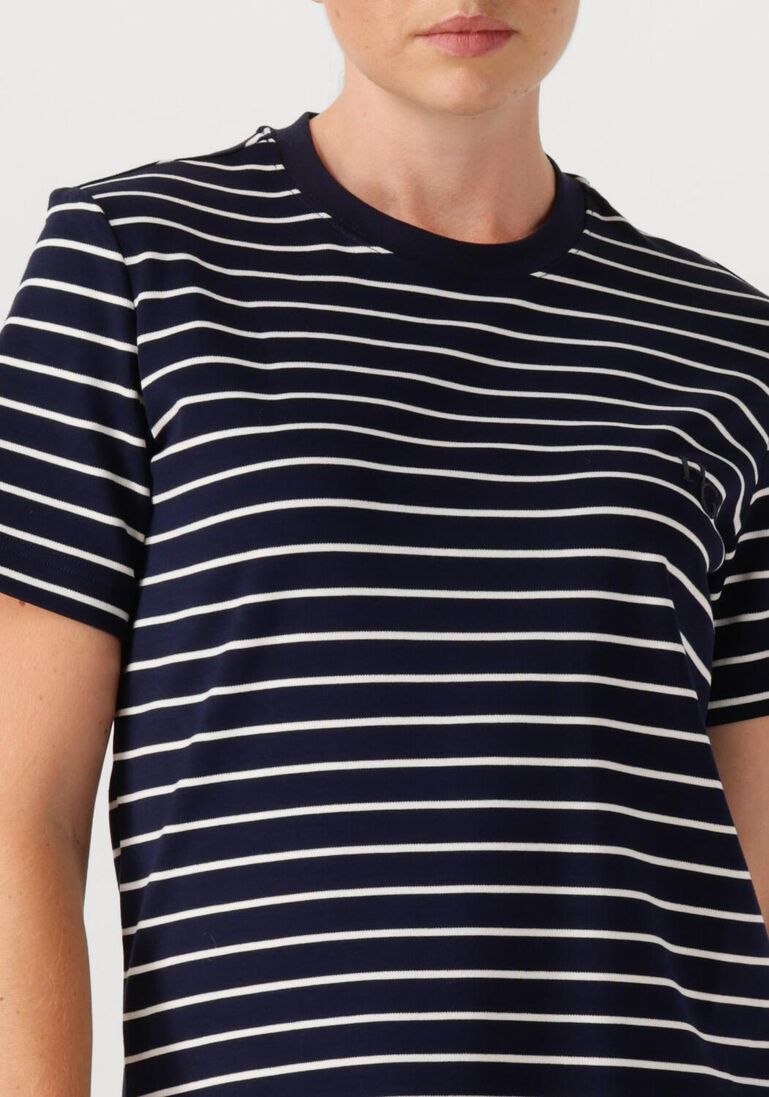 donkerblauwe house of gravity t-shirt stripe tee