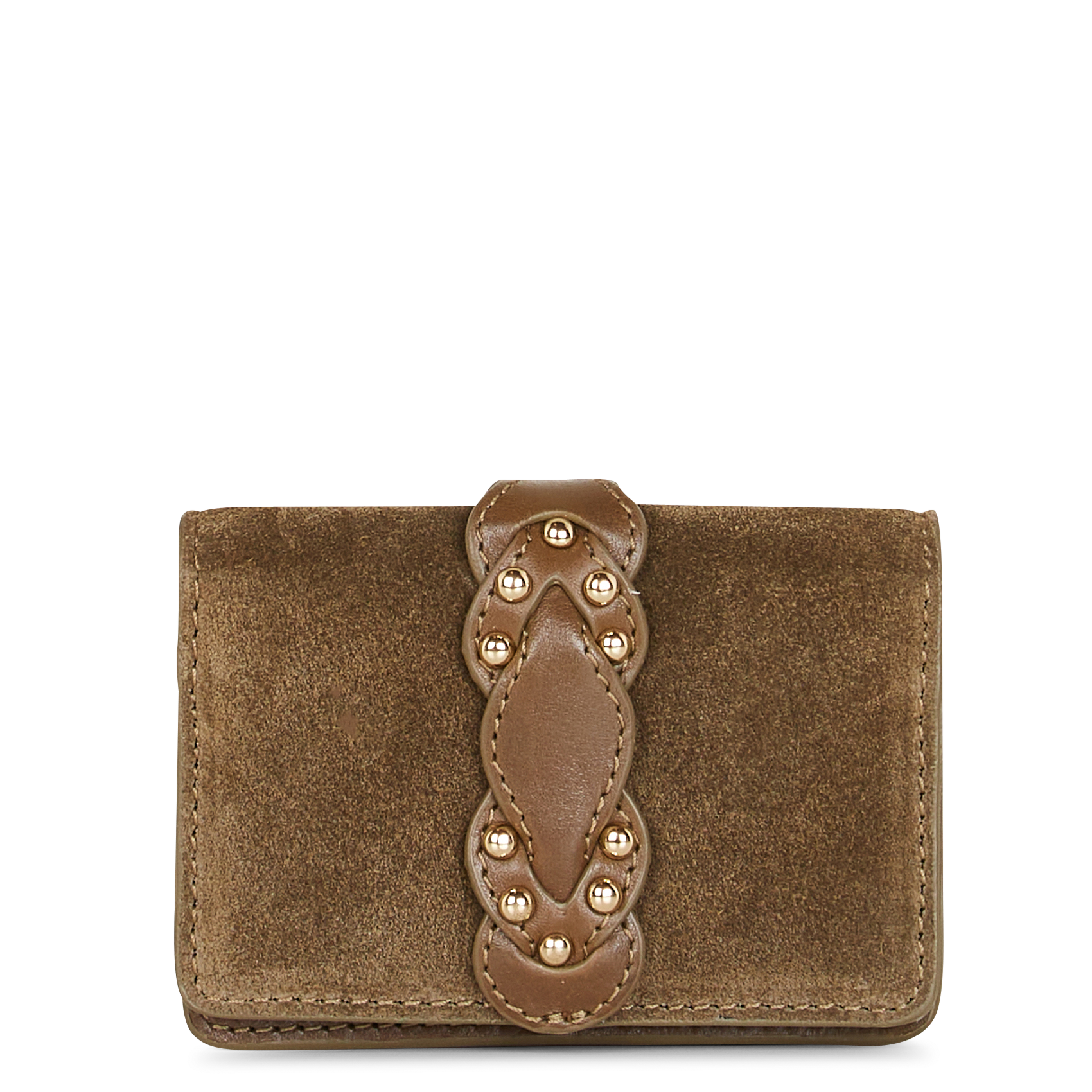 EDME - Porte-monnaie en cuir| Kaki
