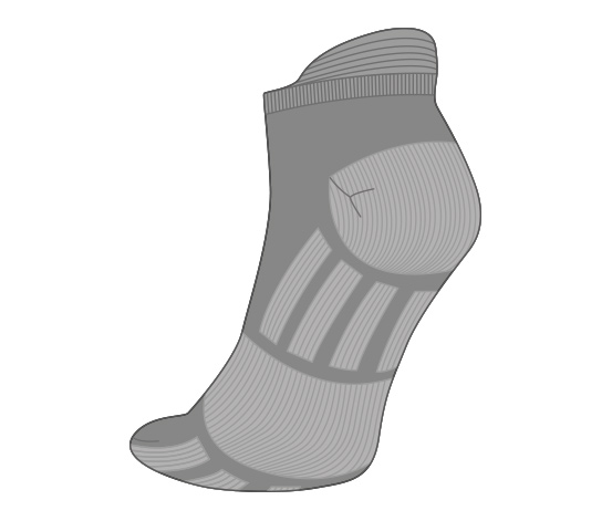 3 Paar Profi-Laufsocken, weiß