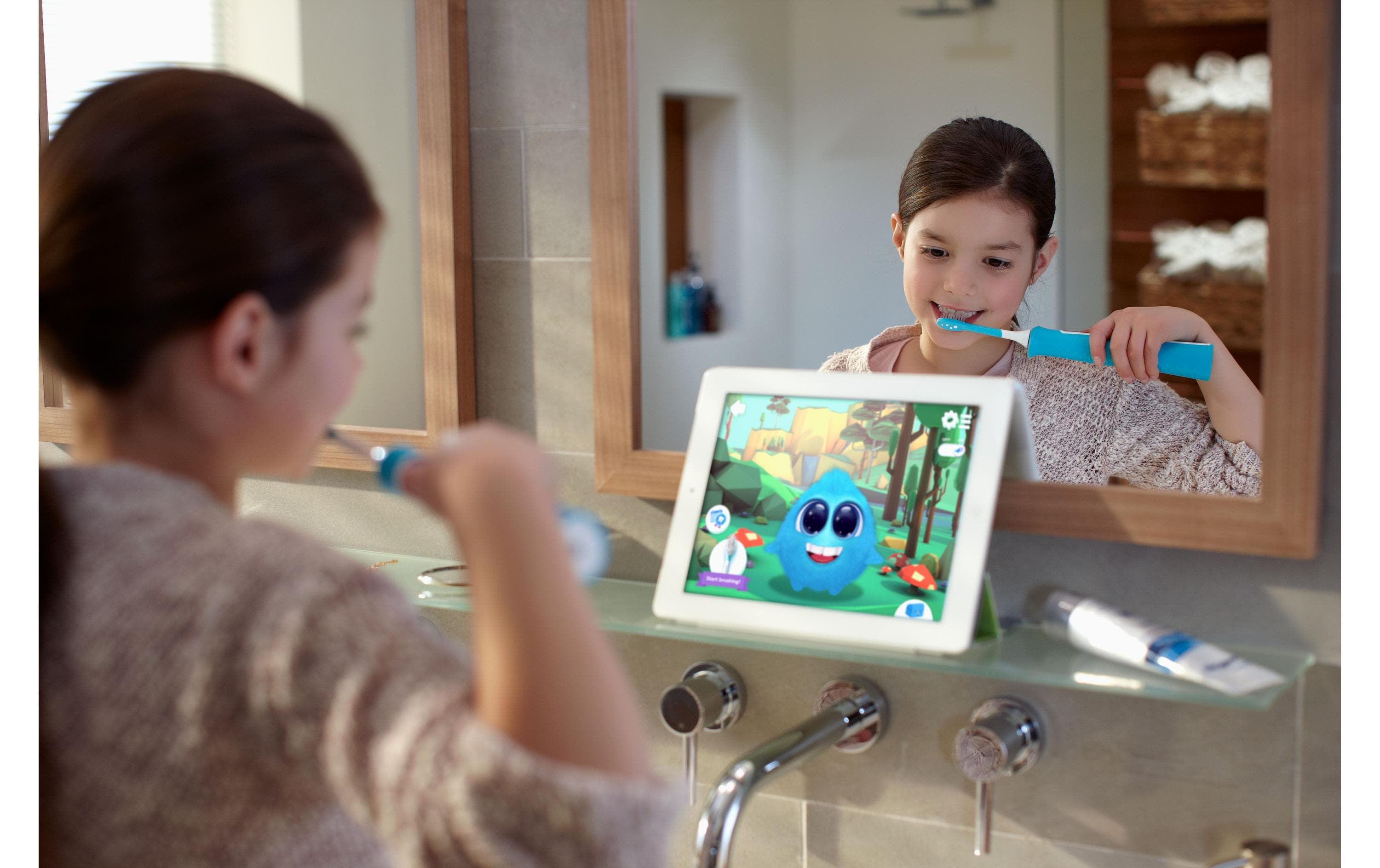 Schallzahnbürste Sonicare For Kids Connect HX6322/04Elektrische Zahnbürste