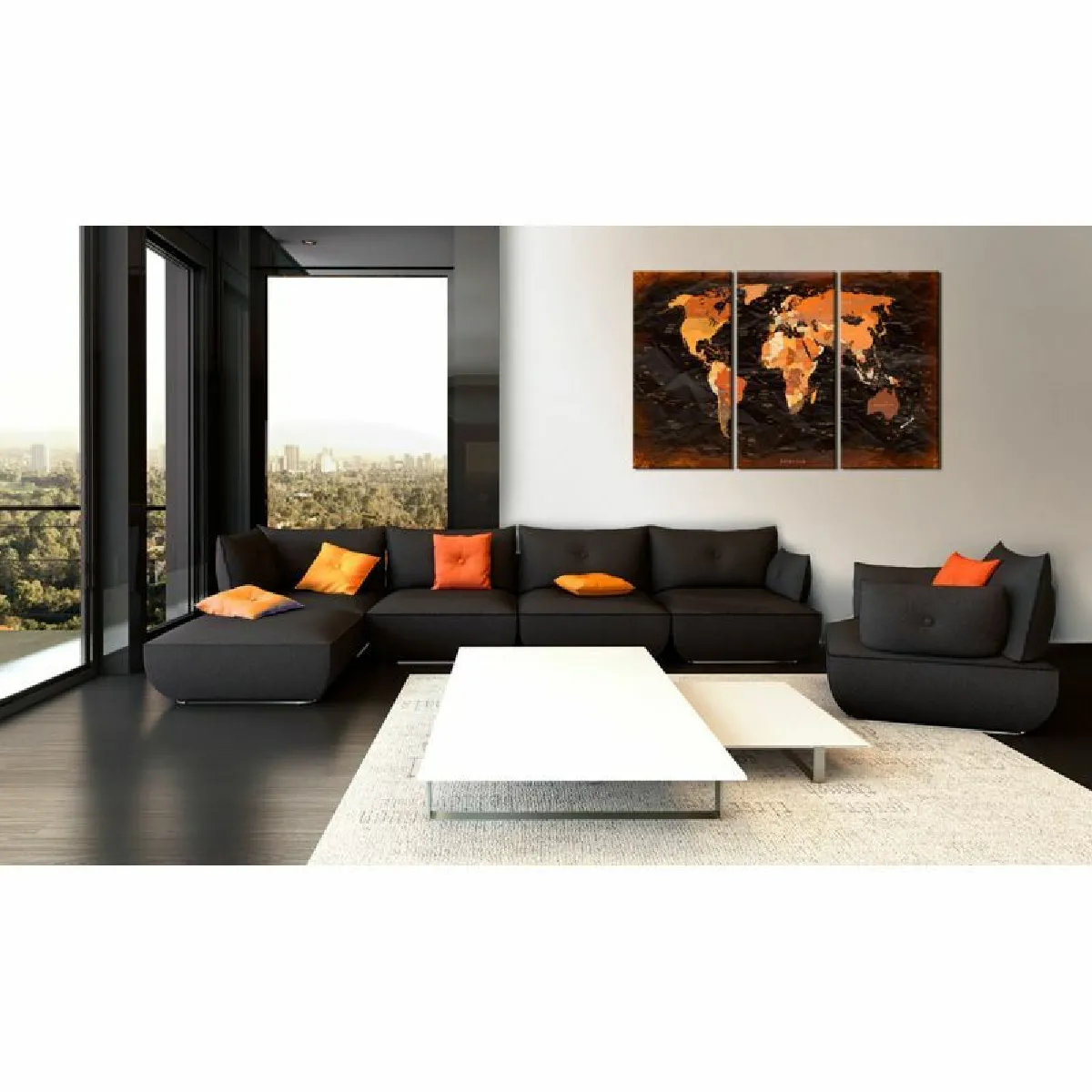 Paris Prix Tableau Remarkable Map - 60 x 90 cm