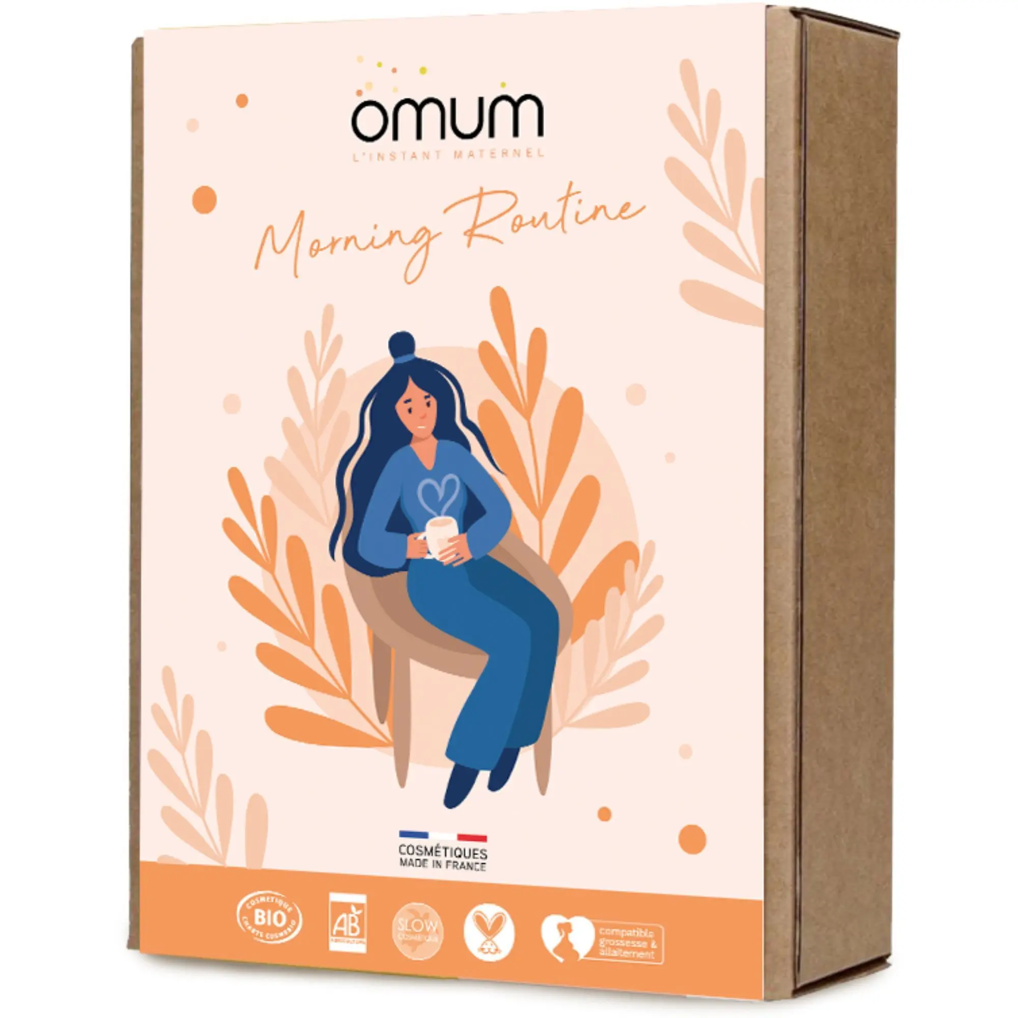 Omum - Coffret Morning routine Savon, Eponge, Infusion & Complément Alimentaire- Femme