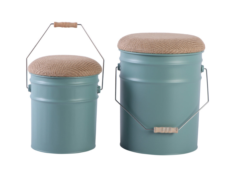 Stool Set Buckets LM2263BK Black