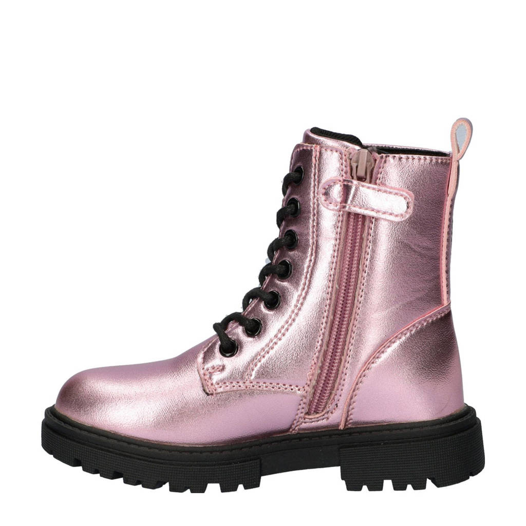 Nelson Kids veterboots roze metallic