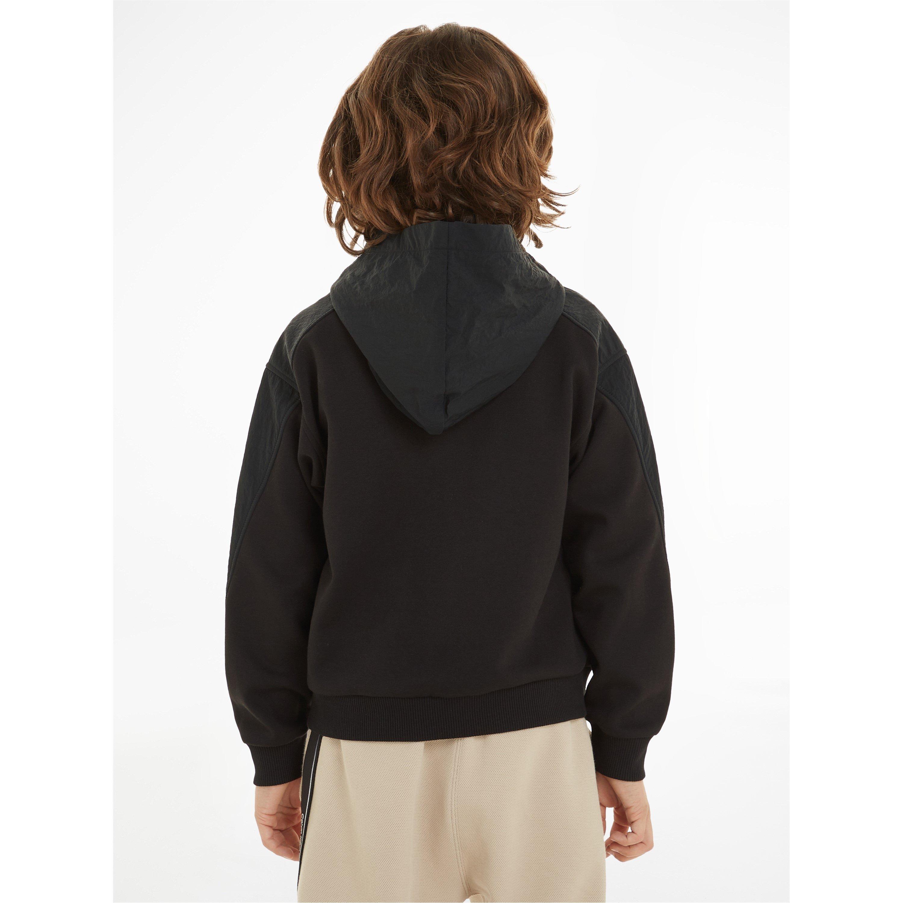 Calvin Klein Jeans MIX MEDIA MONOCHROME HOODIE