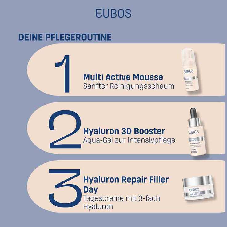 Eubos Anti-Age Hyaluron 3D Booster Gel, 30 ml