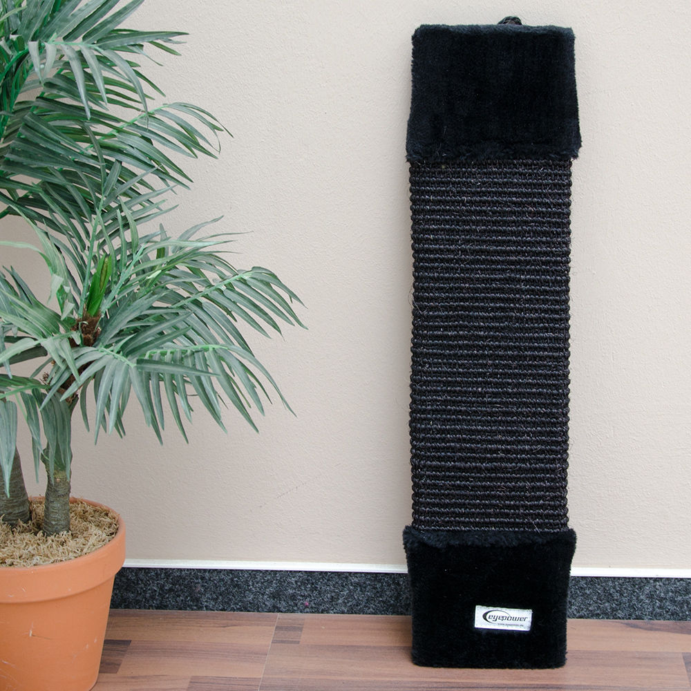 Sisal Kratzbrett Sisalbrett M ca. 55 cm Schwarz