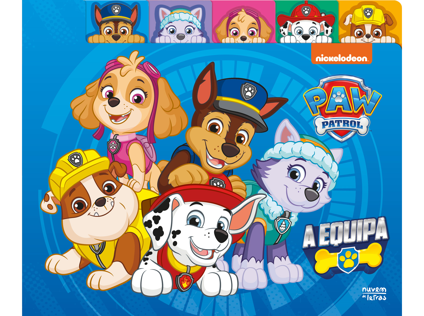 LIVRO PATRULHA PATA: A EQUIPA NICKELODEON
