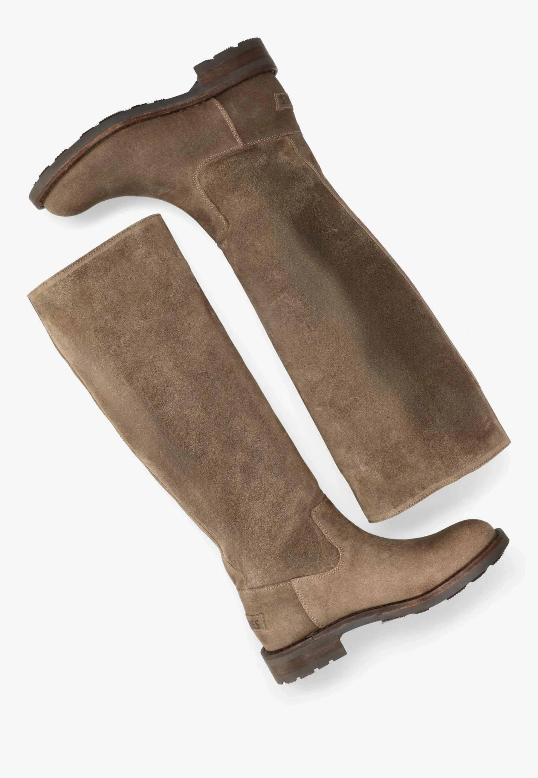 ALYD TUBA Waxed suede Taupe