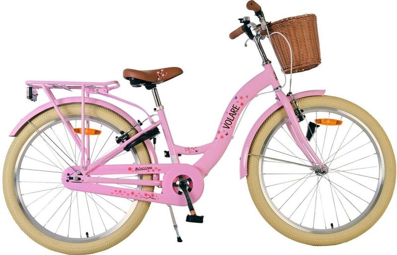 Volare - Blossom - Kinderfiets - Roze - 24 inch - Twee Handremmen