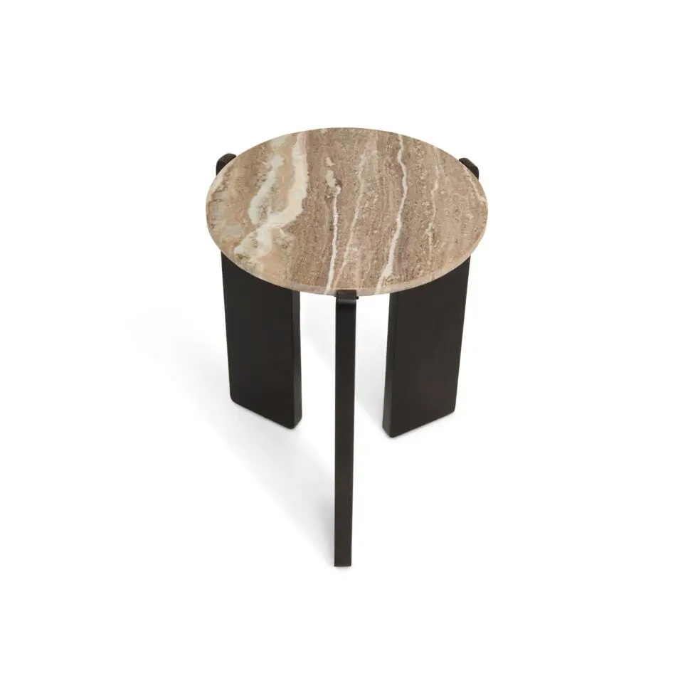 Bijzettafel Lila - Donkerbruin