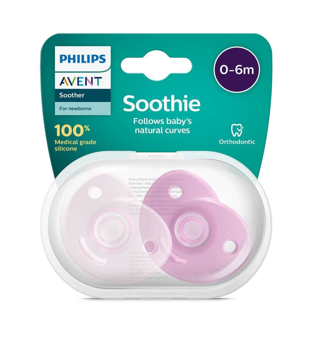 Avent Soothie fopspeen meisje 0-3 maanden (1 stuk)