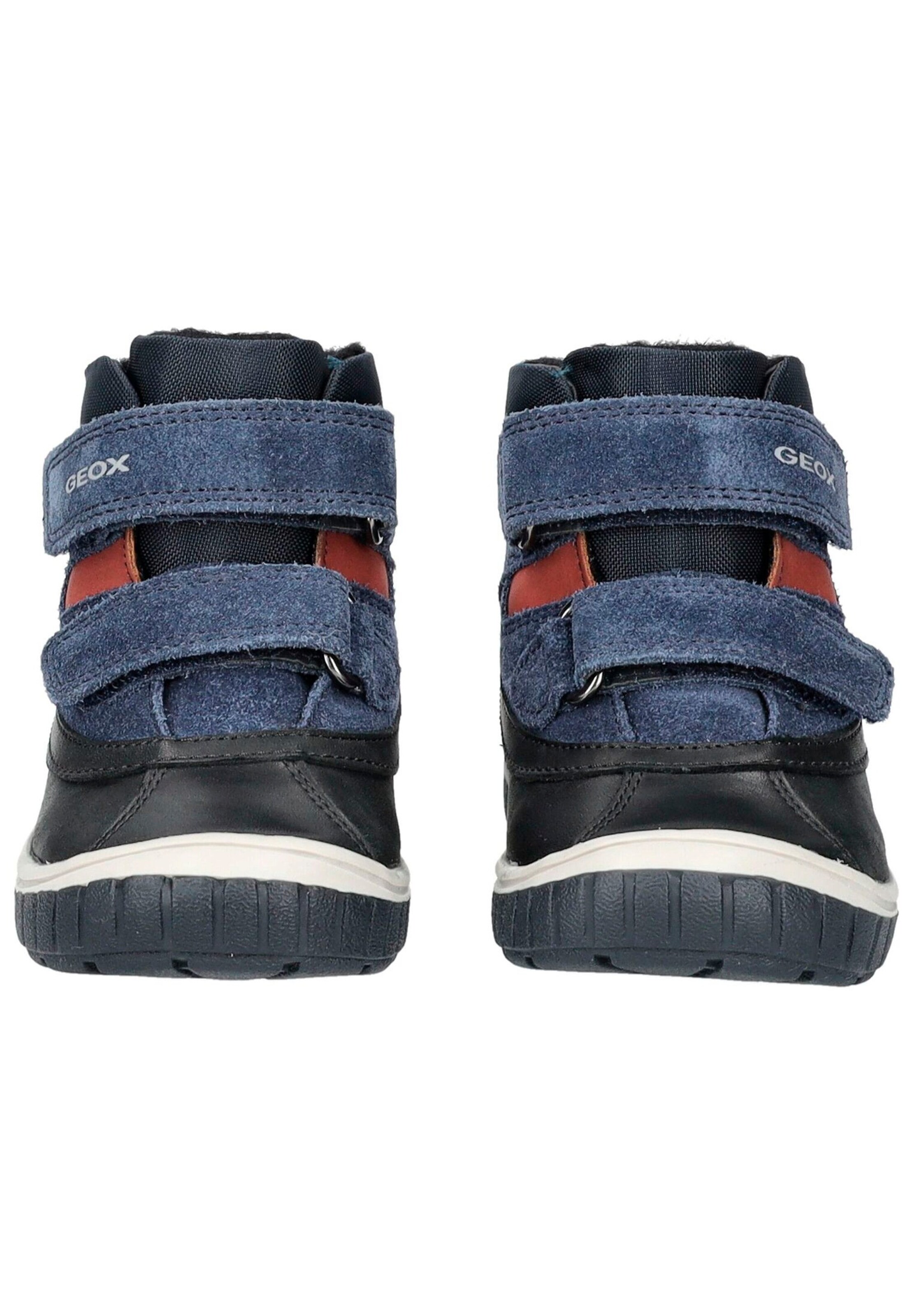GEOX Stiefelette Schwarz/Blau