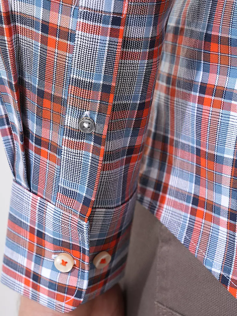 FYNCH HATTON Hemd Casual Fit orange