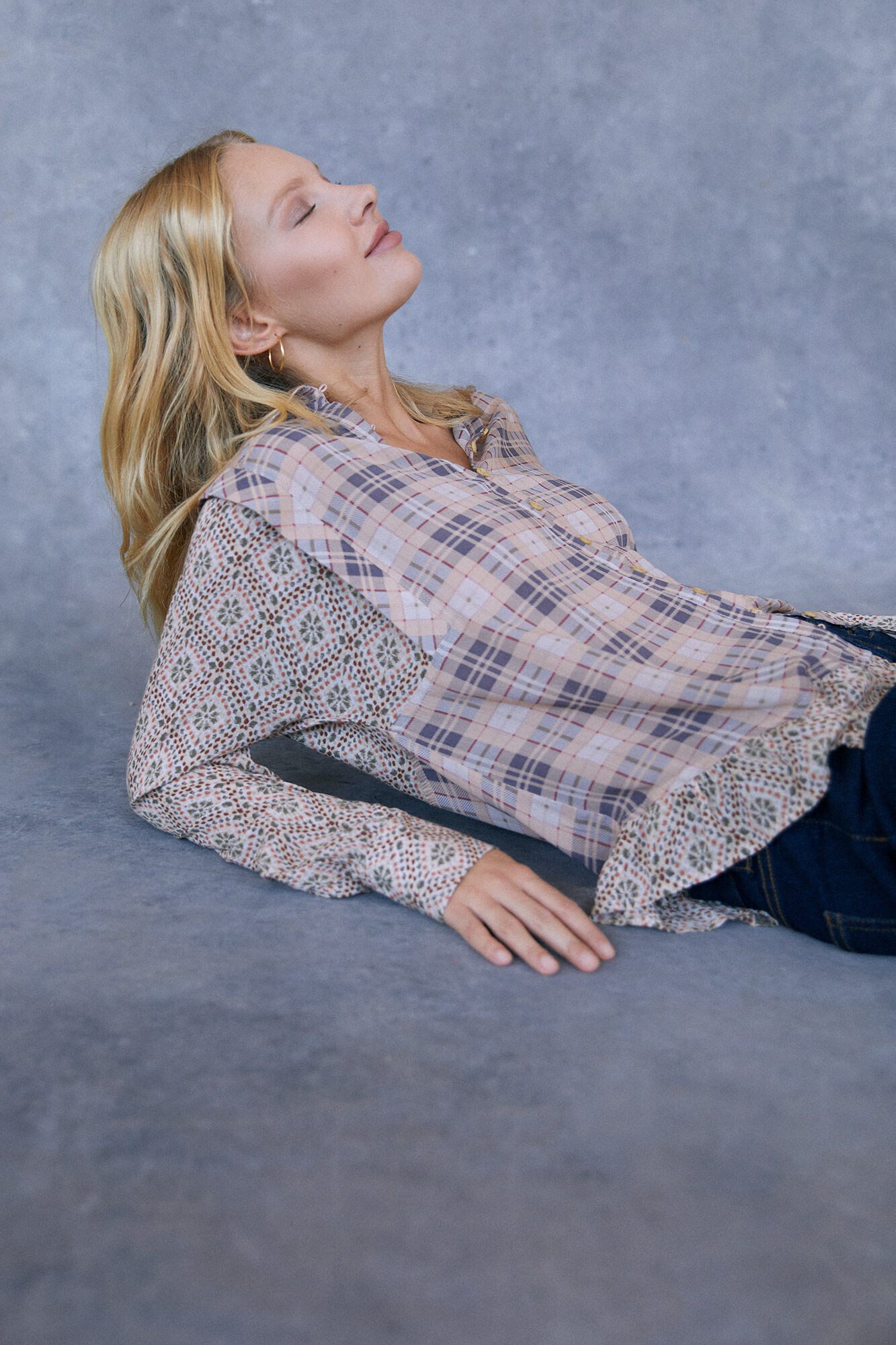 Blusa estampada - Estampa branca