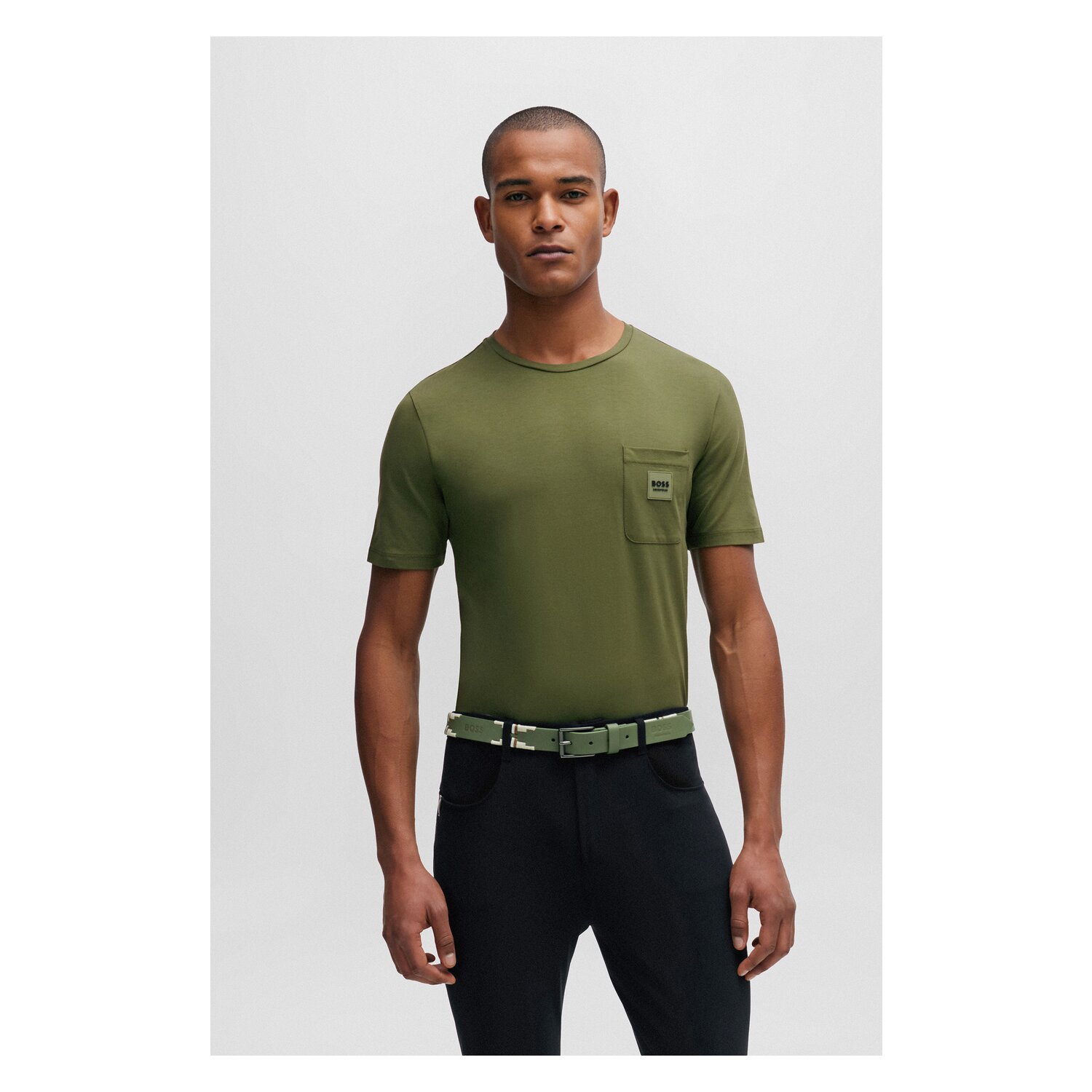 BOSS EQUESTRIAN Herren T-Shirt Stan  - olivine