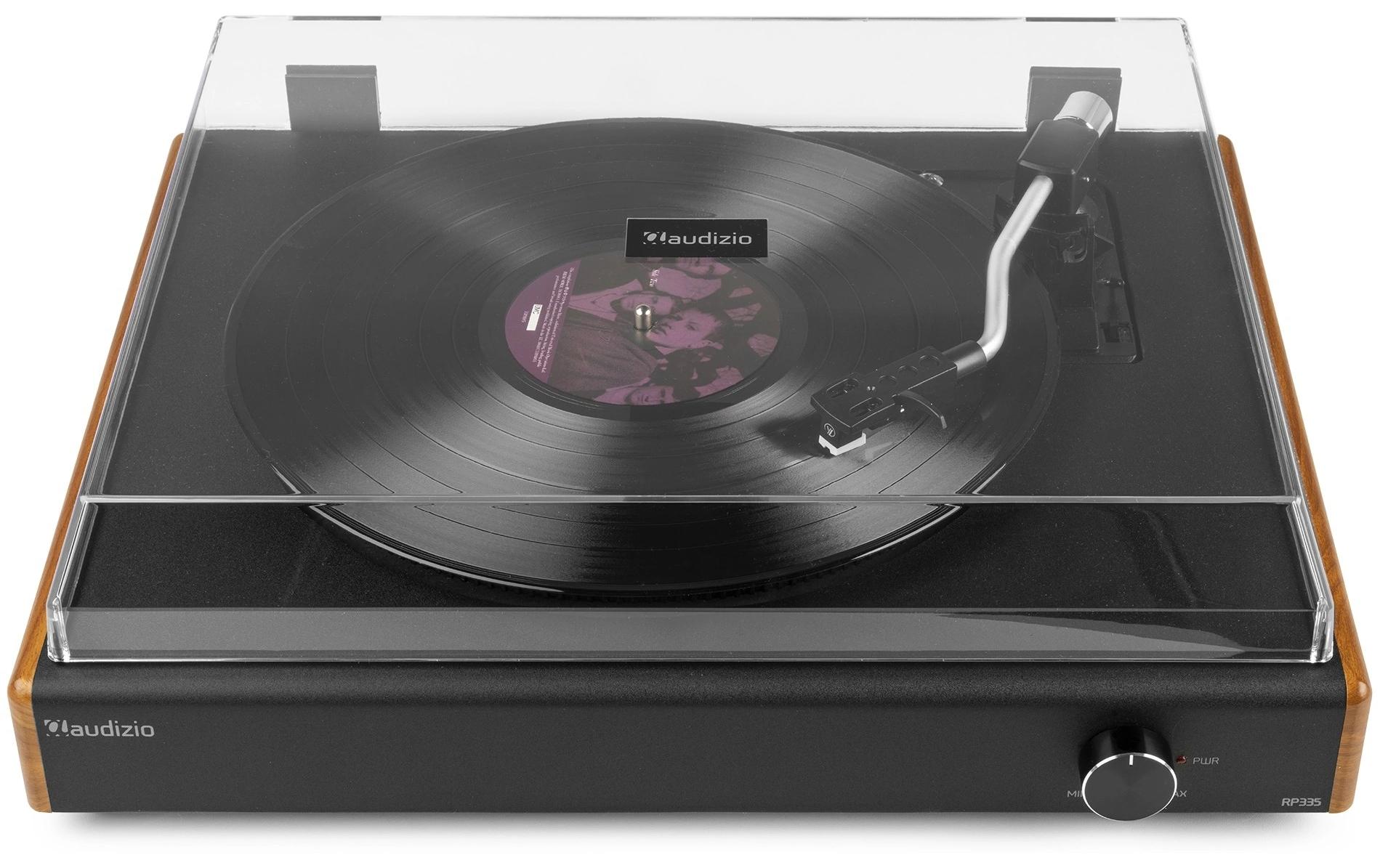 Plattenspieler RP335 Braun/Schwarz<br>Vintage-Plattenspieler mit zwei Stereolautsprechern mit vollem Frequenzbereich