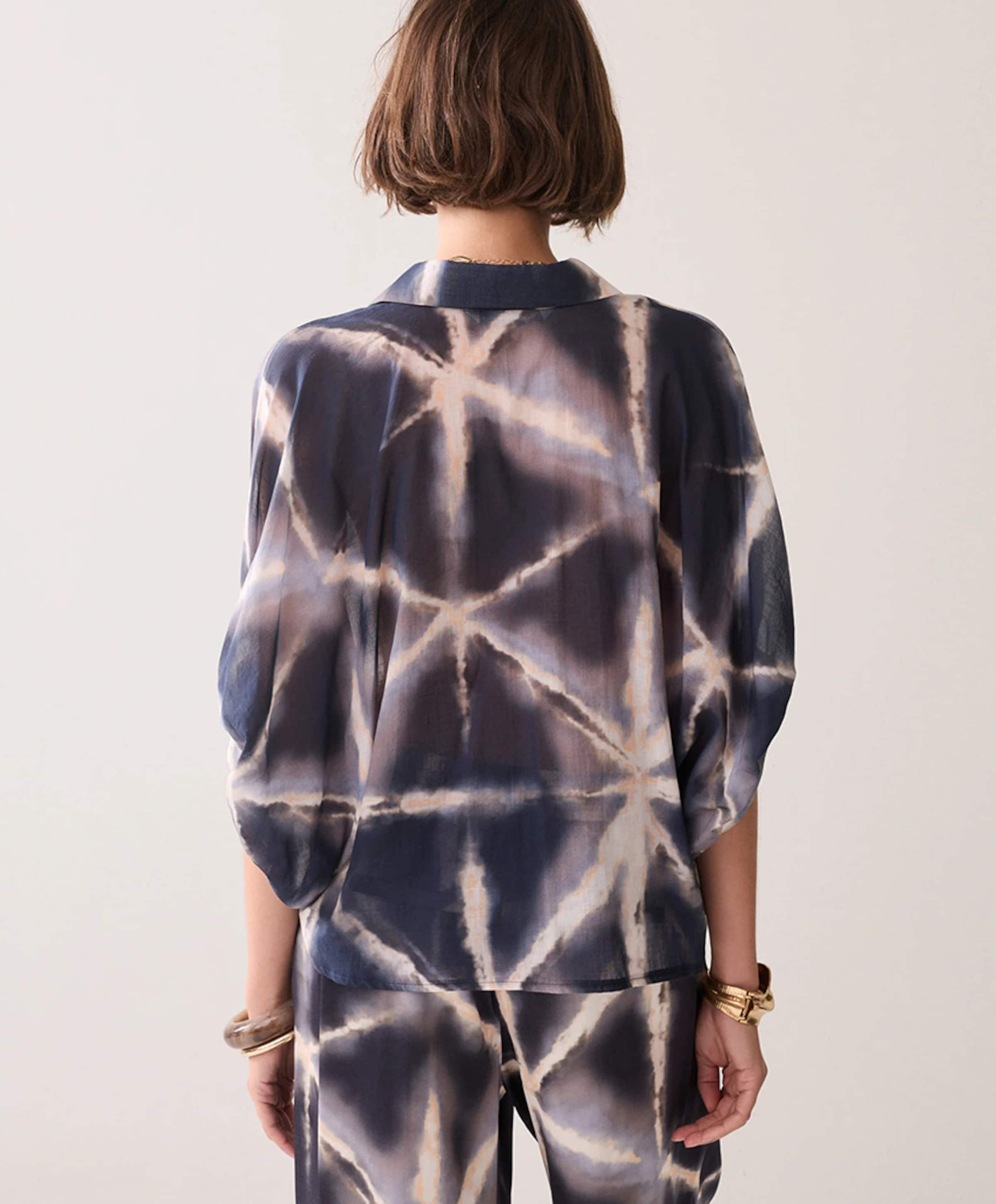 Summum Woman Dames blouse blauw