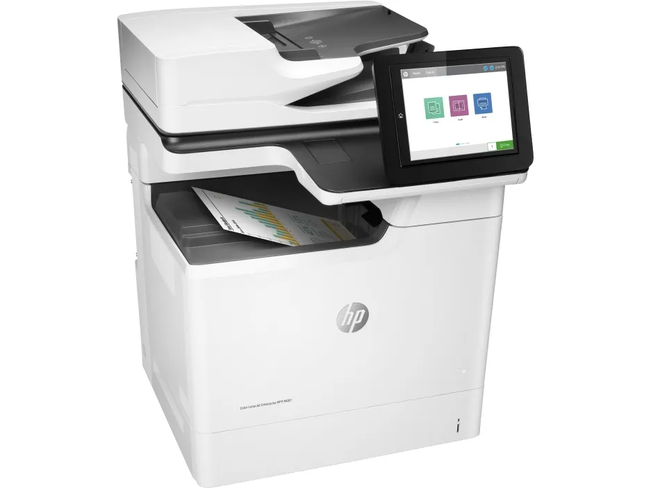 HP Color LaserJet Enterprise MFP M681dh - Multifunktionsprinter - farve - laser - 215.9 x 863.6 mm (original) - A4/Legal (medie) - op til 47 spm (kopiering) - op til 47 spm (udskriver) - 650 ark - USB 2.0, Gigabit LAN, USB 2.0 vært