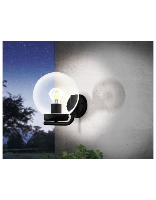 Eglo Wandlamp Taverna - Buitenverlichting - Zwart