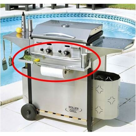 ROLLER GRILL Accessoire plancha Etagère pour chariot CHPS 600
