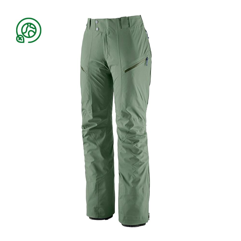 Patagonia STORMSTRIDE - Pantalon ski Femme hemlock green