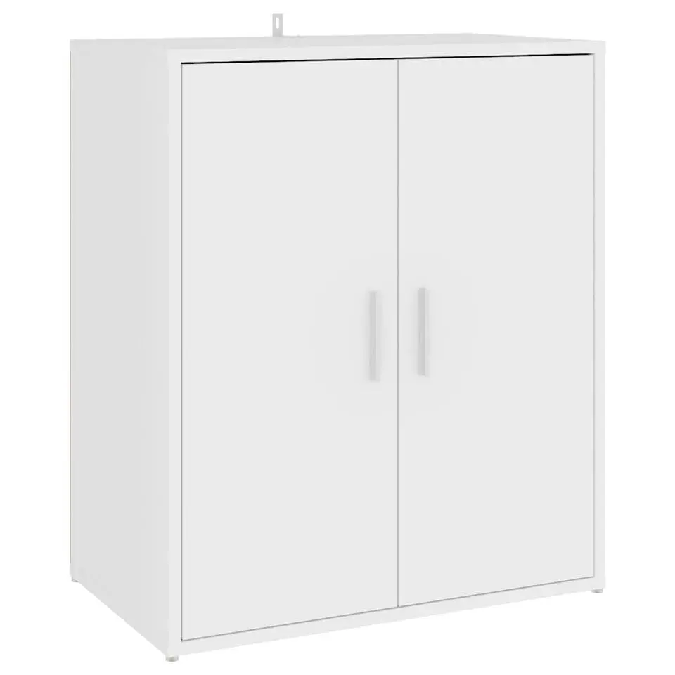 vidaXL - Schoenenkast - Wit - Bewerkt hout - 60 x 35 x 70 cm