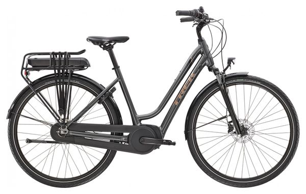 Vélo de Ville Électrique Trek District  1 Midstep Shimano Nexus 7V 500 Wh 700 mm Gris Lithium